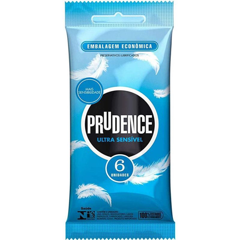 Preservativo Lubrif C/06 Ultra Sensivel - Prudence