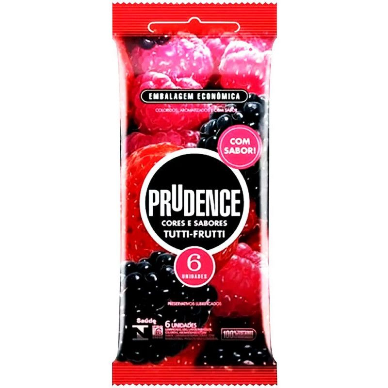 Preservativo Lubrif C/06 Tutti-Frutti - Prudence