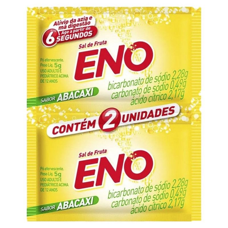 Sal De Fruta Eno Cx/30Env C/2Un - Abacaxi - Glaxosmithkline 