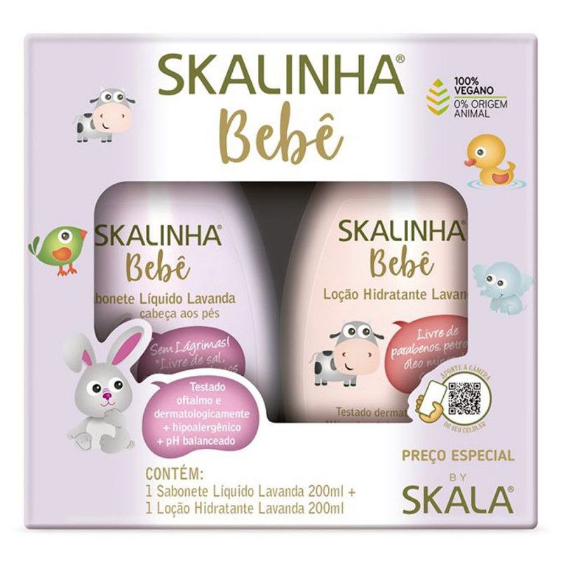 Kit Sab.+Loção Skalinha 200Ml Lavanda - Skala