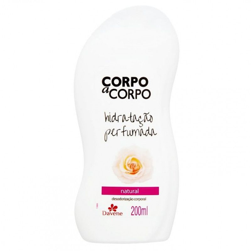 Corpo A Corpo Locao 200Ml - Natural - Davene 