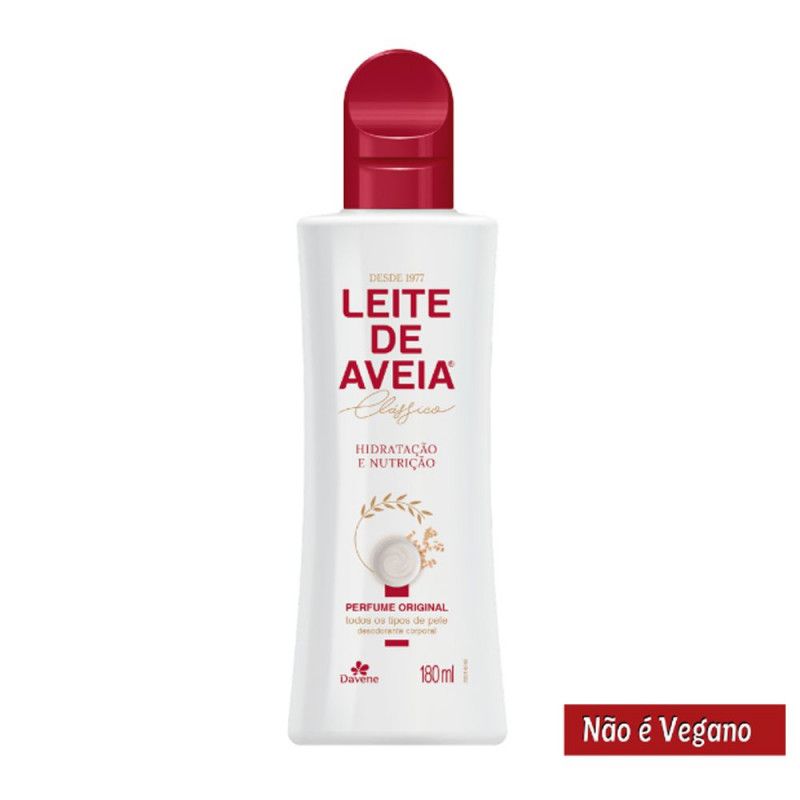 Locao Corporal Leite Aveia 180Ml - Classico - Davene 