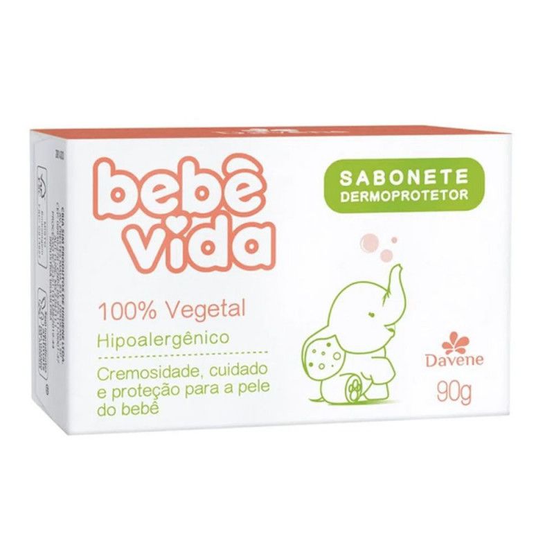 Sabonete Barra 90G - Bebe Vida - Davene 