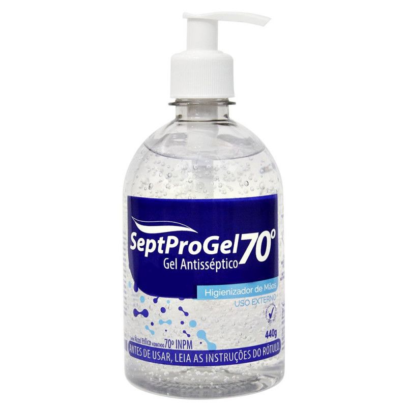 Alcool Gel 70% Septpro Gel 440G Pump - Prolink