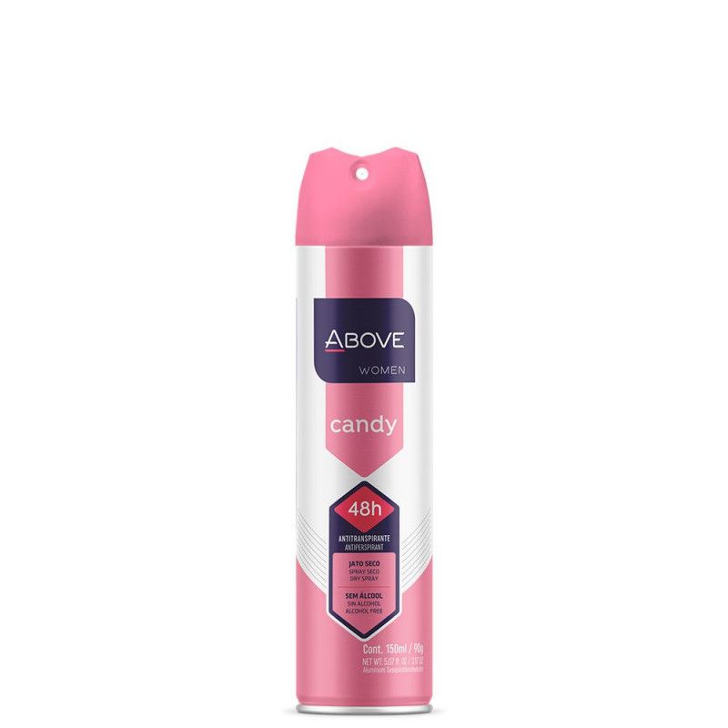 Desodorante Aerossol Clássico Women Candy 150Ml - Above