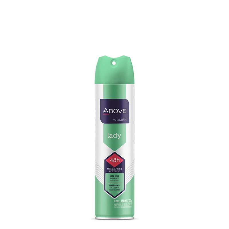 Desodorante Aerosol Classico Women - Lady 150Ml - Above 