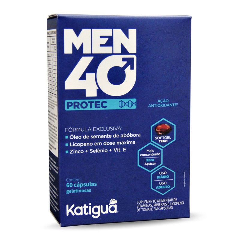 Men 40 C/60Caps - Protec - Katigua