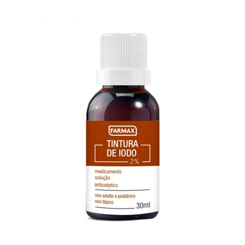 Tintura Iodo 2% Gotas 30 Ml - Farmax