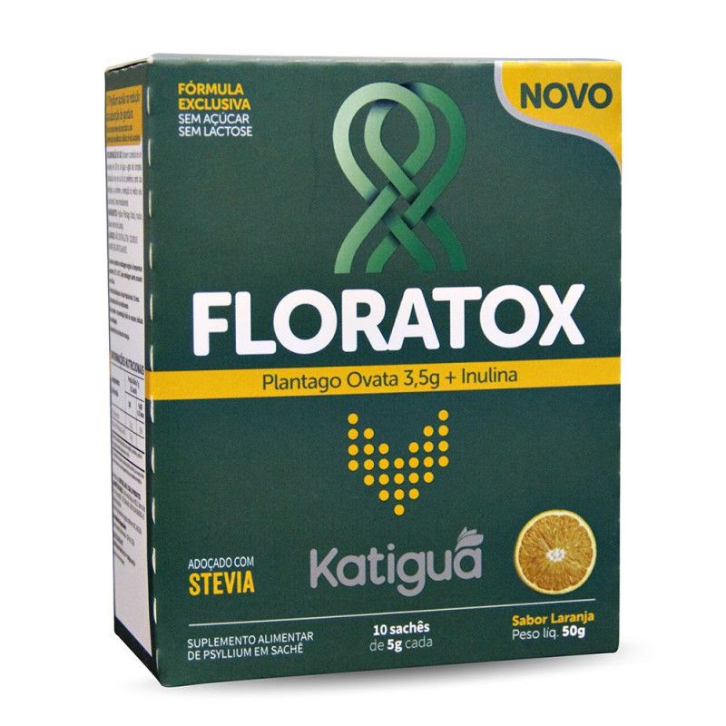 Floratox C/10 Saches - Sabor Laranja - Katigua