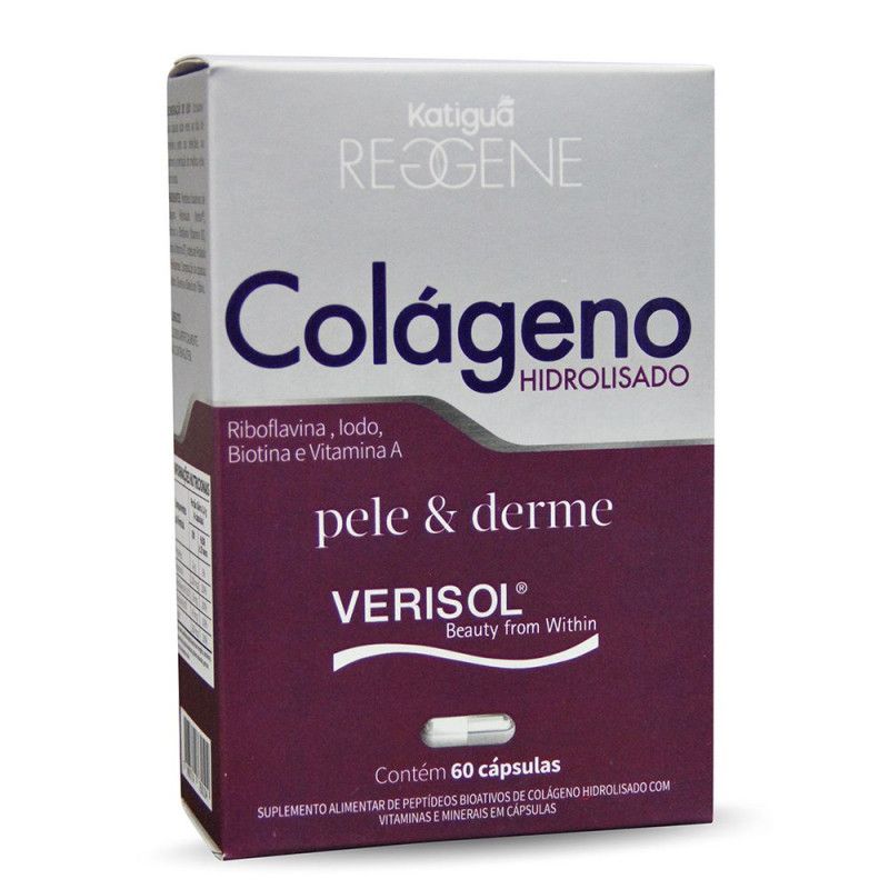 Colageno Hidrolisado C/60Cps - Pele E Derme - Katigua