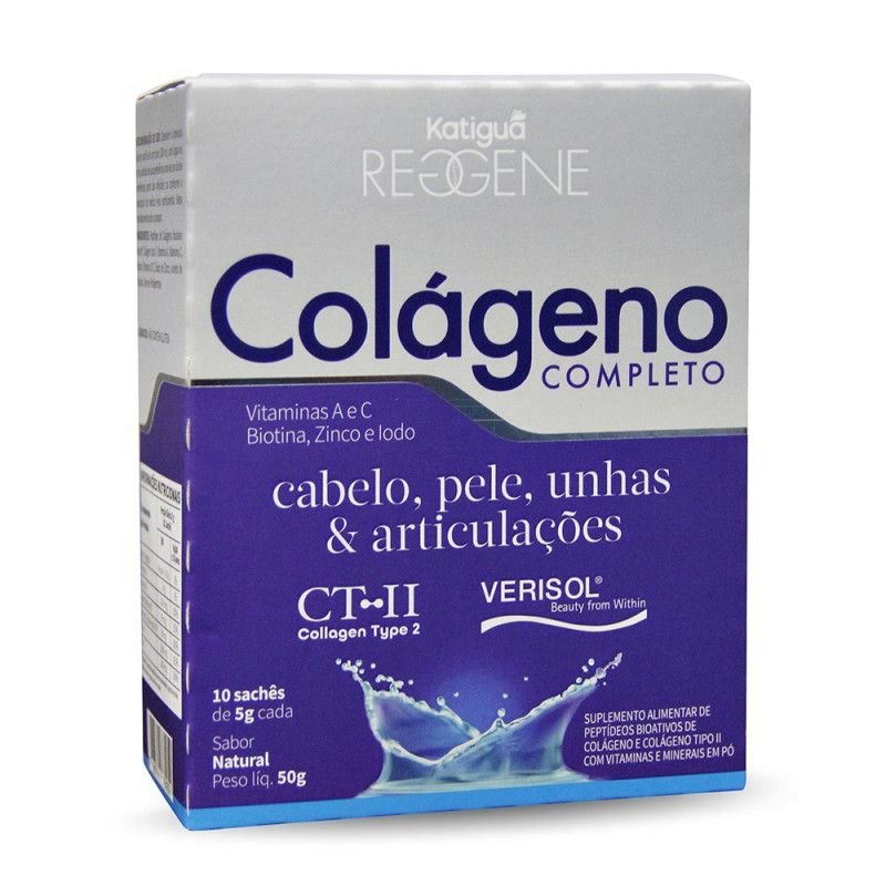 Colageno Completo C/10 Saches - Sabor Natural - Katigua