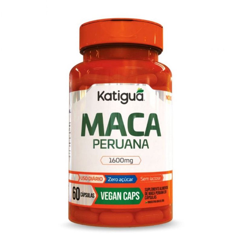 Maca Peruana 1600Mg C/60Caps - Premium - Katigua