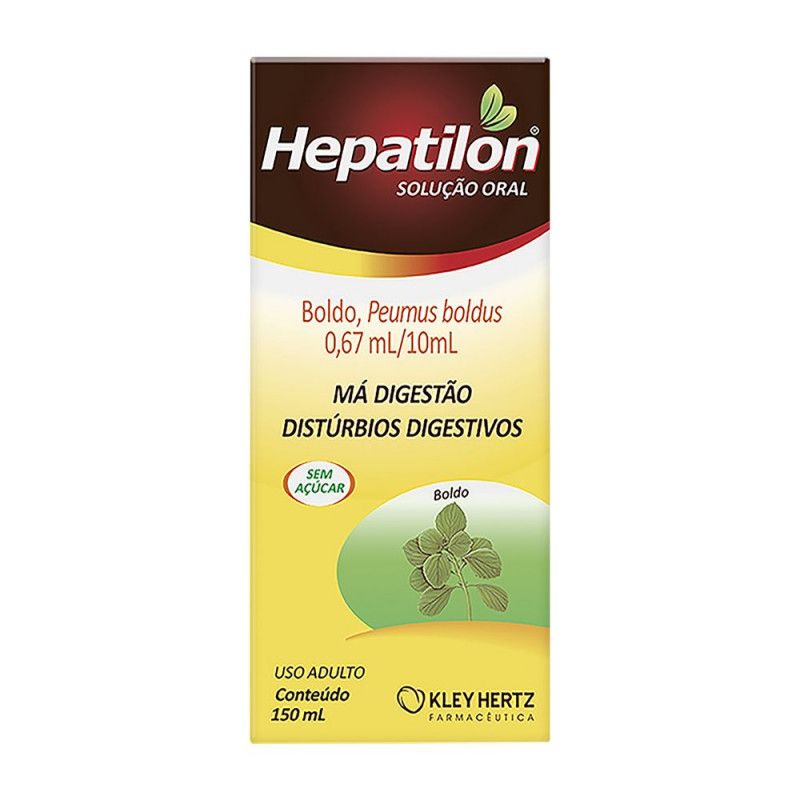 Hepatilon 150Ml - Boldo - Kley Hertz 