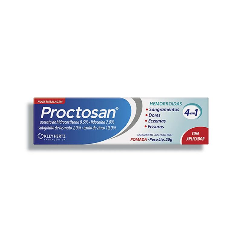 Proctosan 20G - C/Aplicador - Kley Hertz 