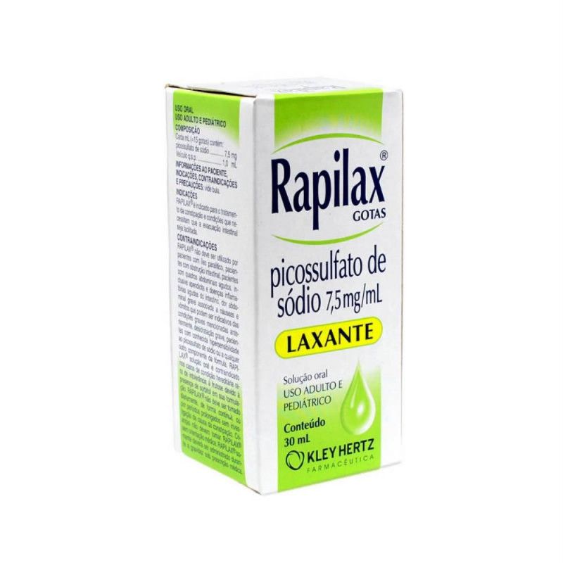 Rapilax gotas 30ml - Laxante - Kley Hertz