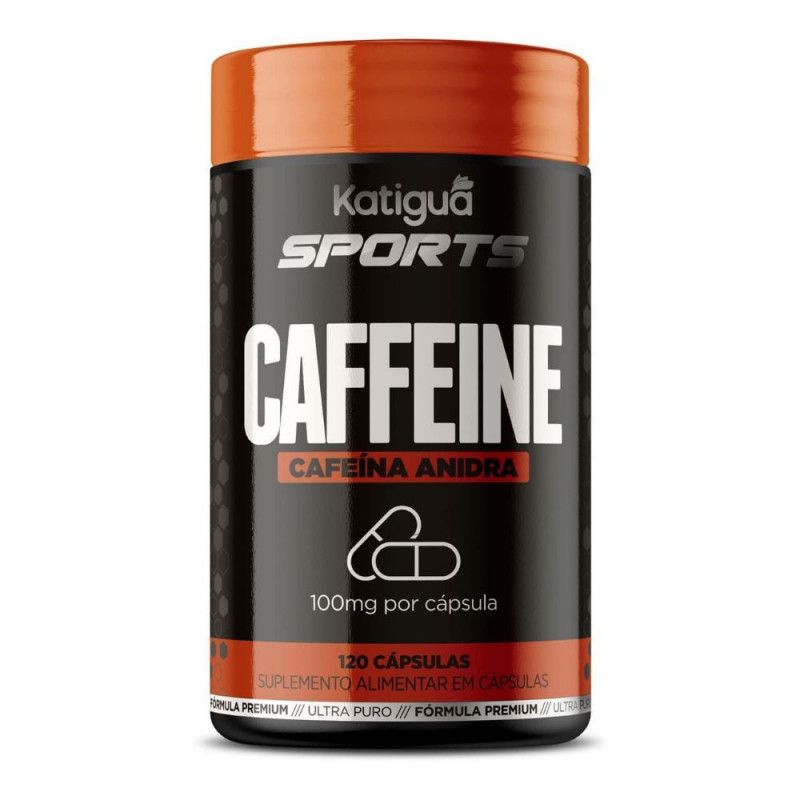 Caffeine Cafeina Anidra - 100Mg C/120Cap - Katigua 