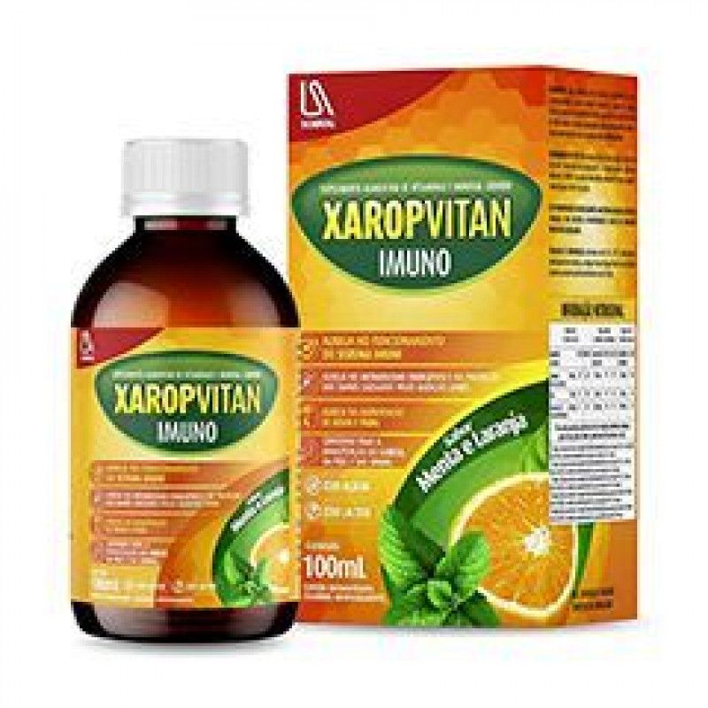 Xaropvitan Imuno 100ml - Menta Laranja - Sobral