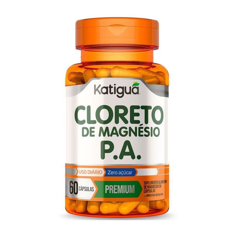 Cloreto Magnesio P.A. - C/60Caps - Katigua