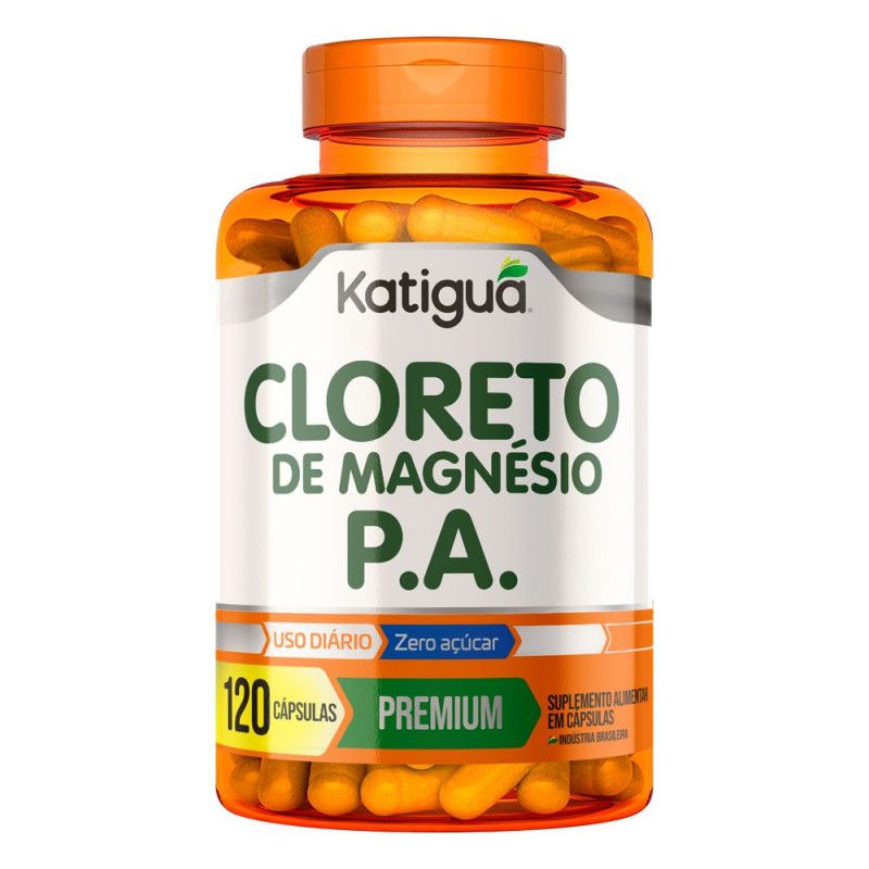 Cloreto Magnesio P.A. - C/120Caps - Katigua 