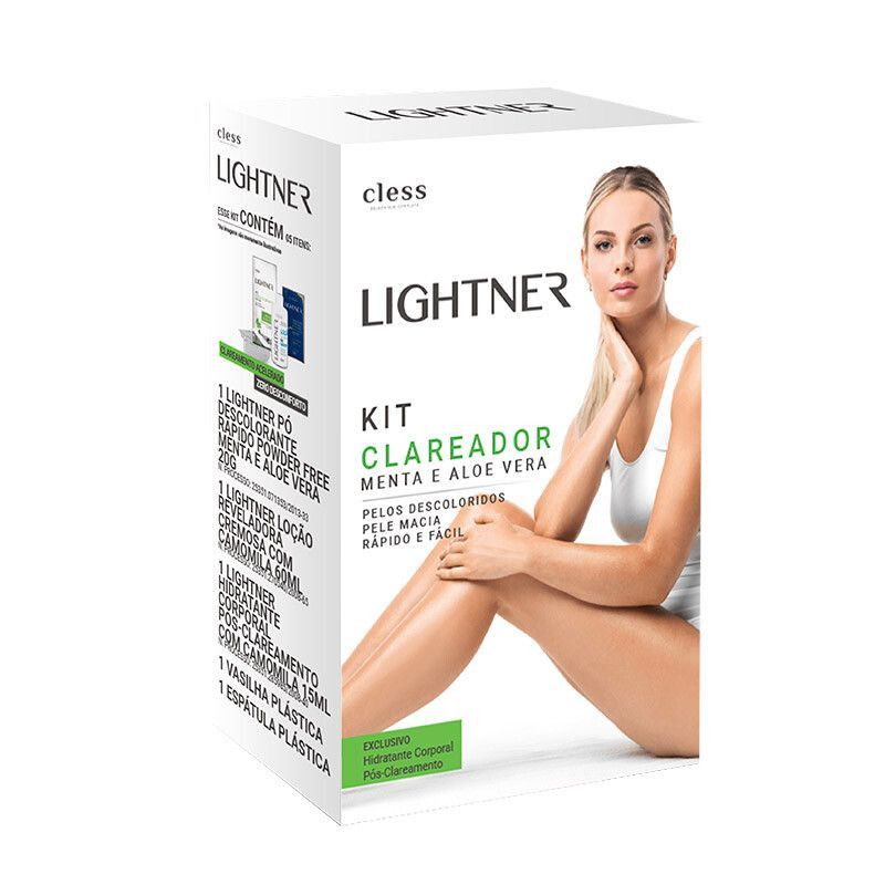 Kit Clareador Lightner - Menta e Aloe - Cless