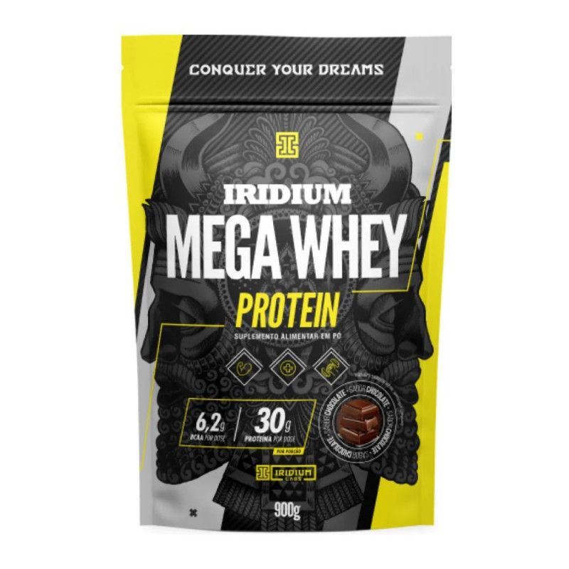 Whey Protein Mega 900g - Chocolate - Iridium