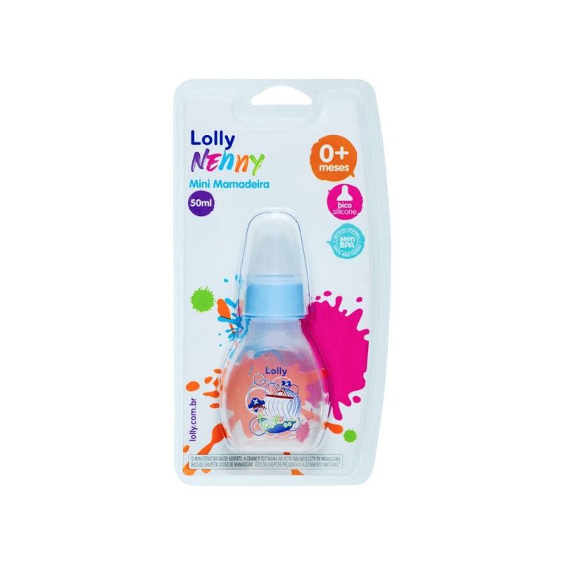 Mamadeira Mini Tip Nenny 50Ml - 1971-01 M - Lolly Brasil Ltda  