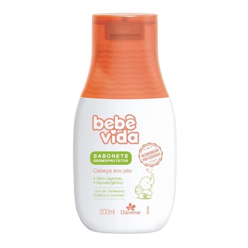 Sabonete Bebe Vida 200Ml - Dermoprotetor - Davene 