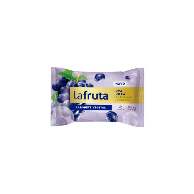 Sabonete La Fruta 150G - Uva Roxa - Davene 