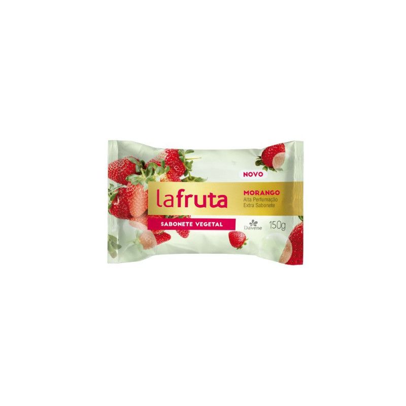 Sabonete La Fruta 150G - Morango - Davene 