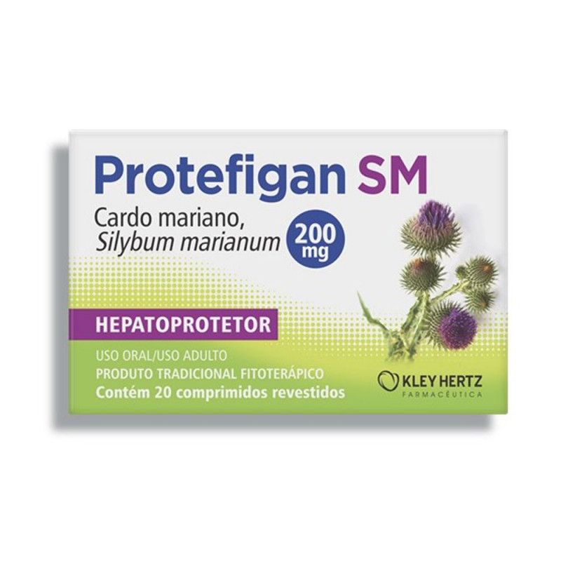 Protefigan Sm C/20Cpr - 200Mg - Kley Hertz 