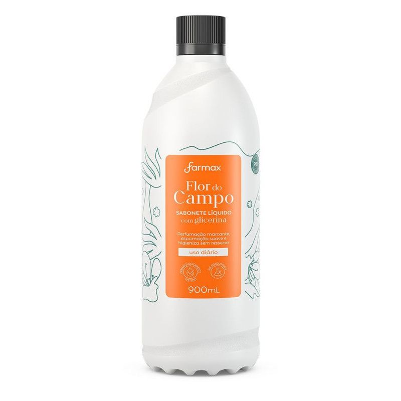 Sabonete Liquido 900Ml - Flor Do Campo - Farmax  