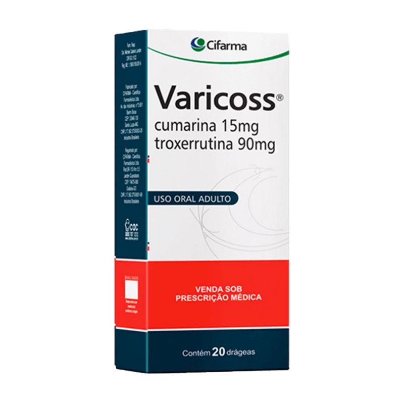 Varicoss - C/20Caps - Cifarma  