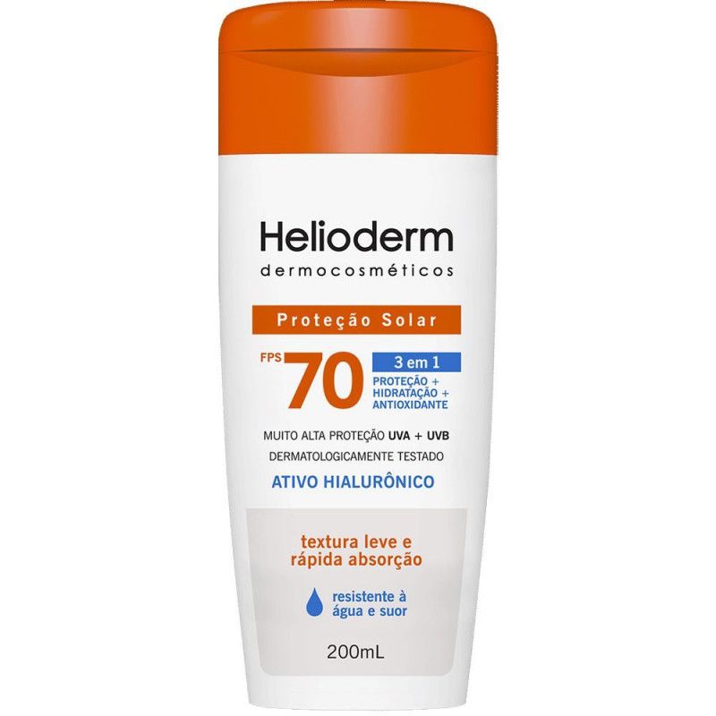 Protetor Solar Helioderm Fps 70 - 200Ml - Kley Hertz  