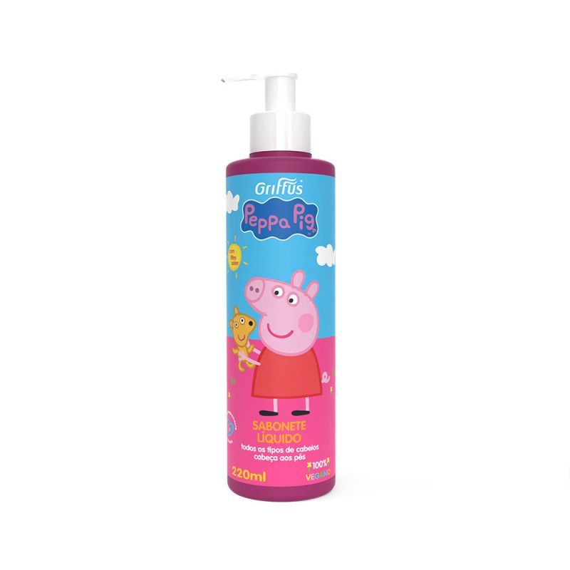 Sabonete Peppa Pig 220Ml - Liquido - Griffus  