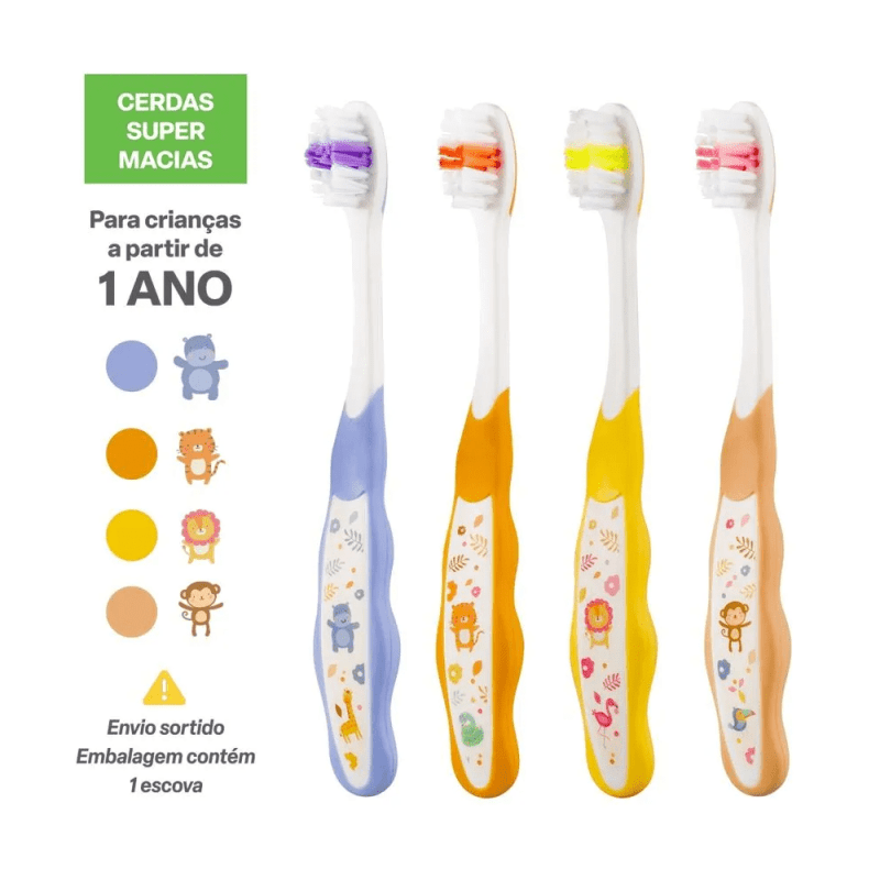 Escova de Dente Cerdas Ultra Macias Clear Up - +1 Ano - Multilaser 