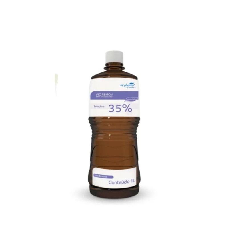 Éter Etílico 35% 1000Ml (Hospitalar) Frasco - Vic Pharma